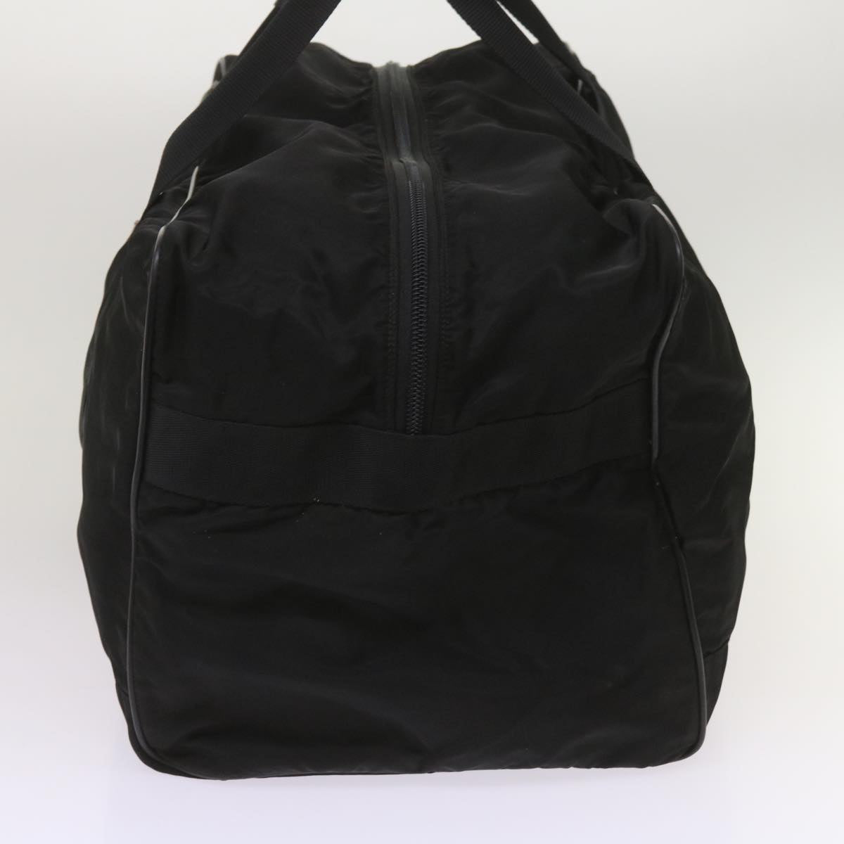 PRADA Boston Bag Nylon Black Auth bs11912