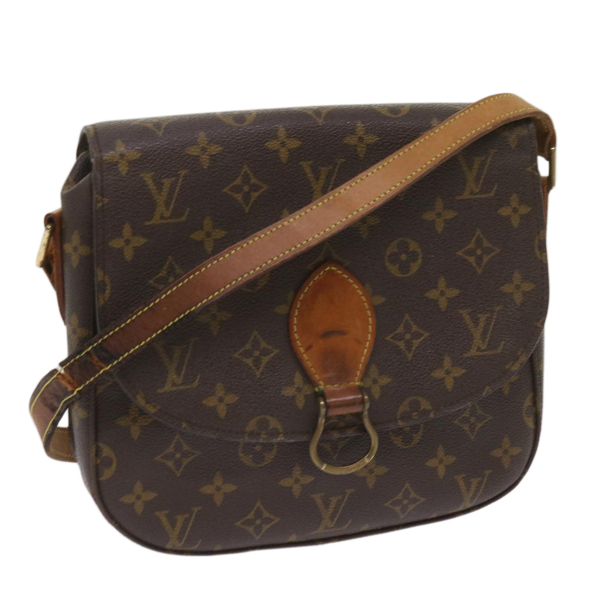 LOUIS VUITTON Monogram Saint Cloud GM Shoulder Bag M51242 LV Auth bs11922