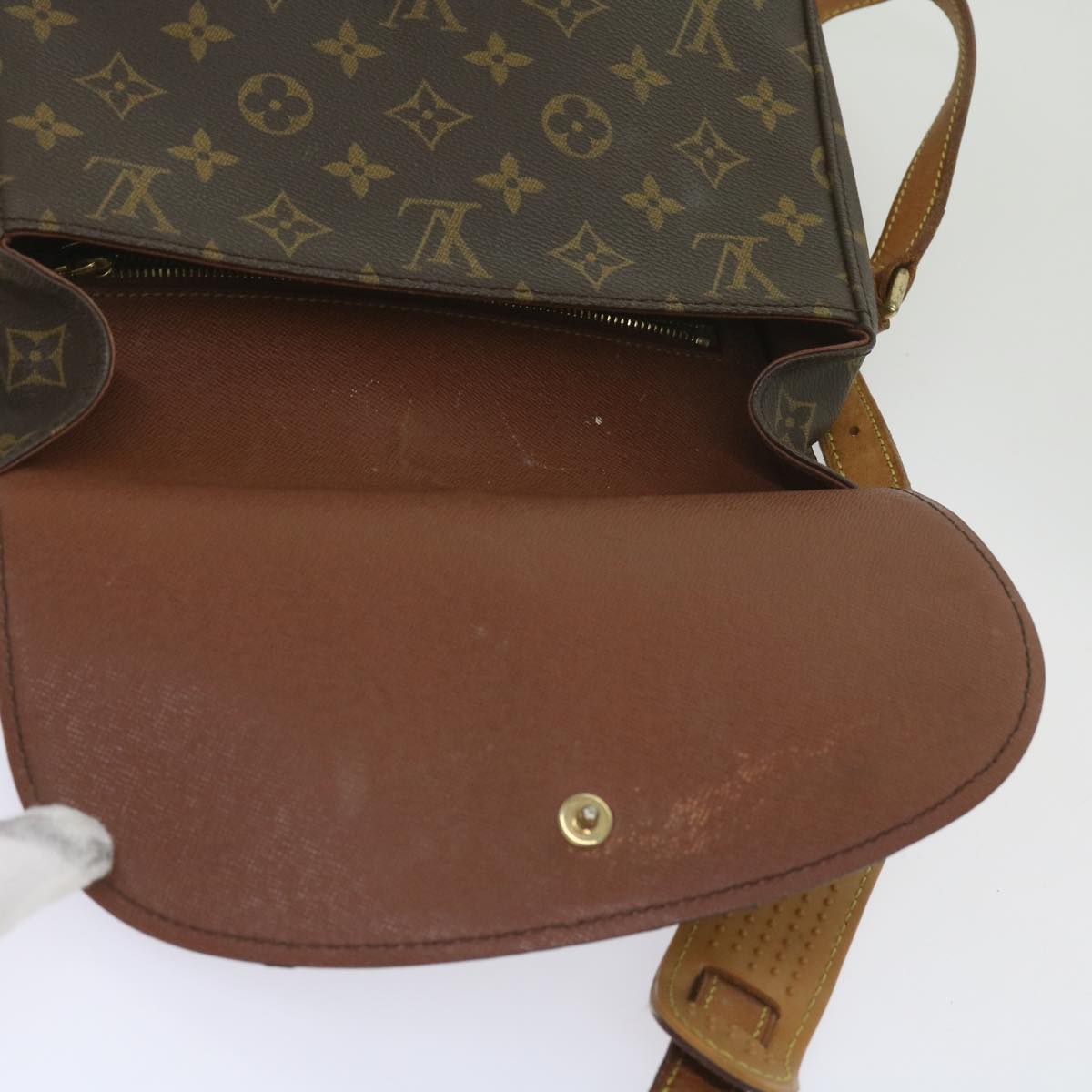 LOUIS VUITTON Monogram Saint Cloud GM Shoulder Bag M51242 LV Auth bs11922