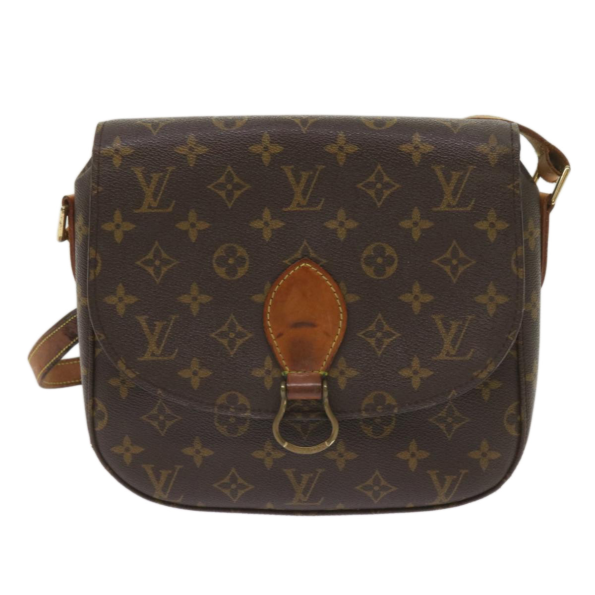 LOUIS VUITTON Monogram Saint Cloud GM Shoulder Bag M51242 LV Auth bs11922