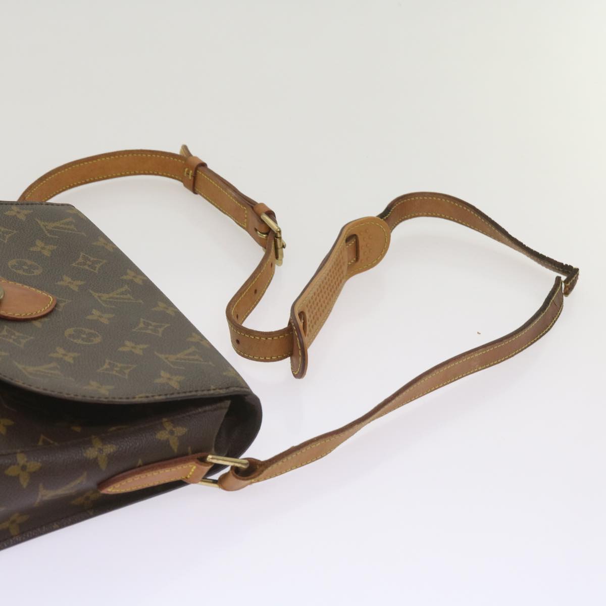 LOUIS VUITTON Monogram Saint Cloud GM Shoulder Bag M51242 LV Auth bs11922