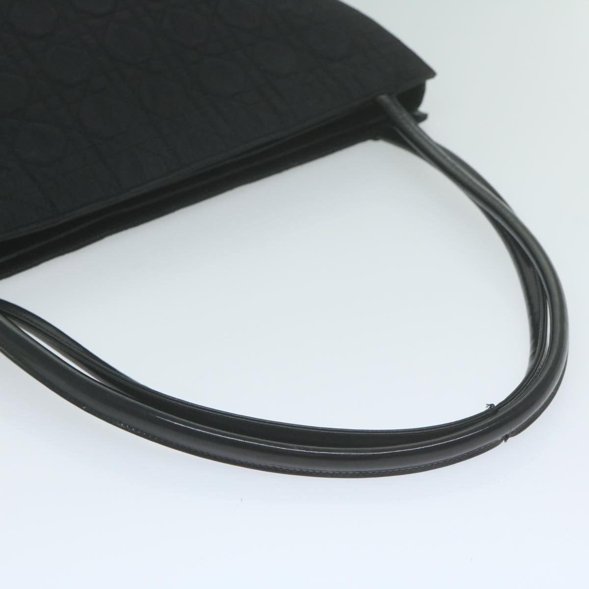 Christian Dior Shoulder Bag Nylon Black Auth bs11930