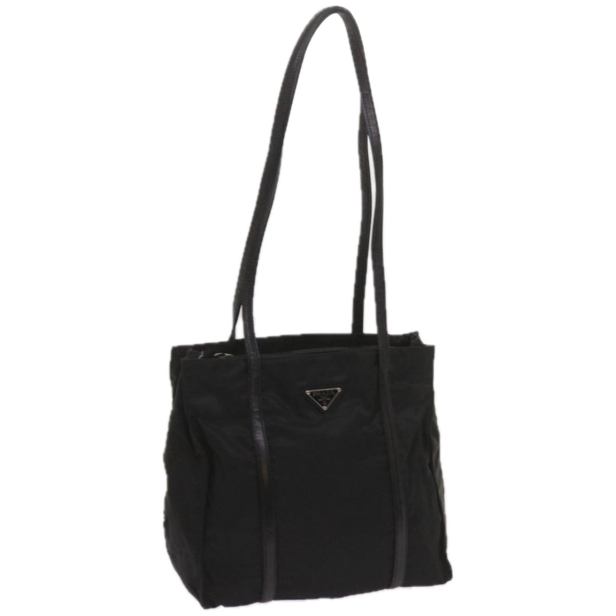 PRADA Shoulder Bag Nylon Black Auth bs11955