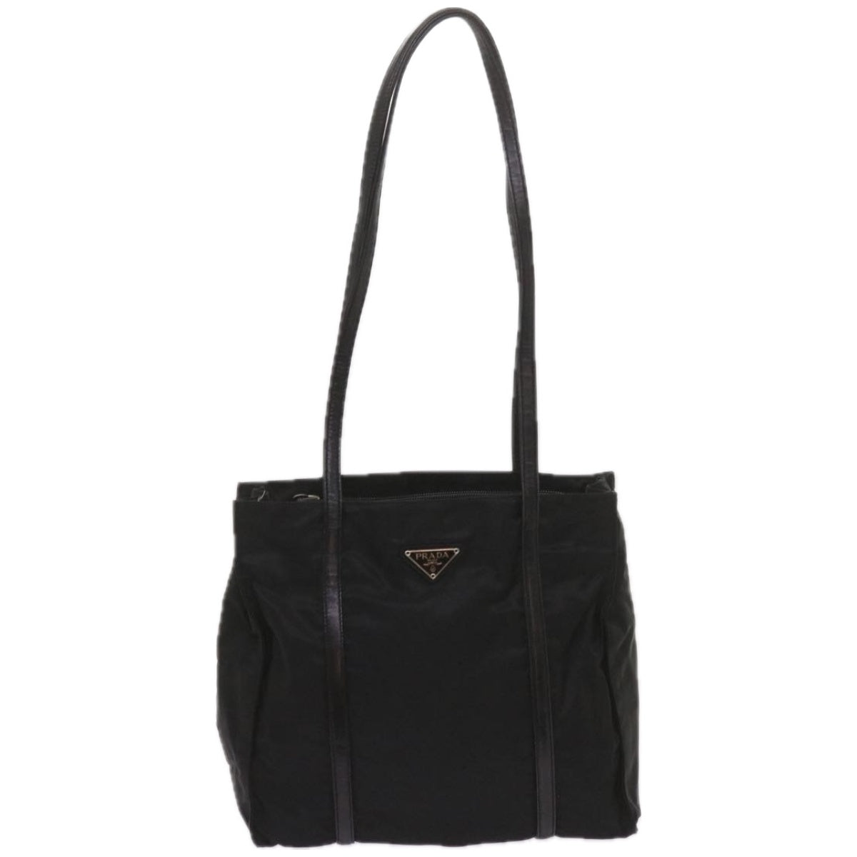 PRADA Shoulder Bag Nylon Black Auth bs11955