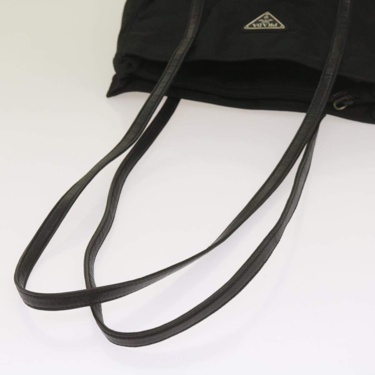 PRADA Shoulder Bag Nylon Black Auth bs11955