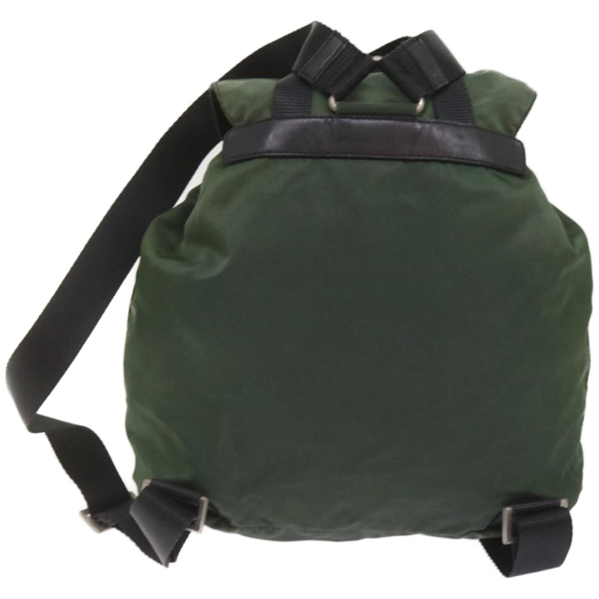 PRADA Backpack Nylon Green Auth bs11956