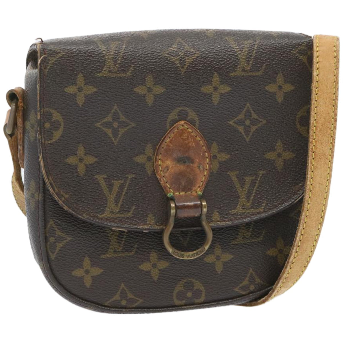 LOUIS VUITTON Monogram Saint Cloud PM Shoulder Bag M51244 LV Auth bs11962