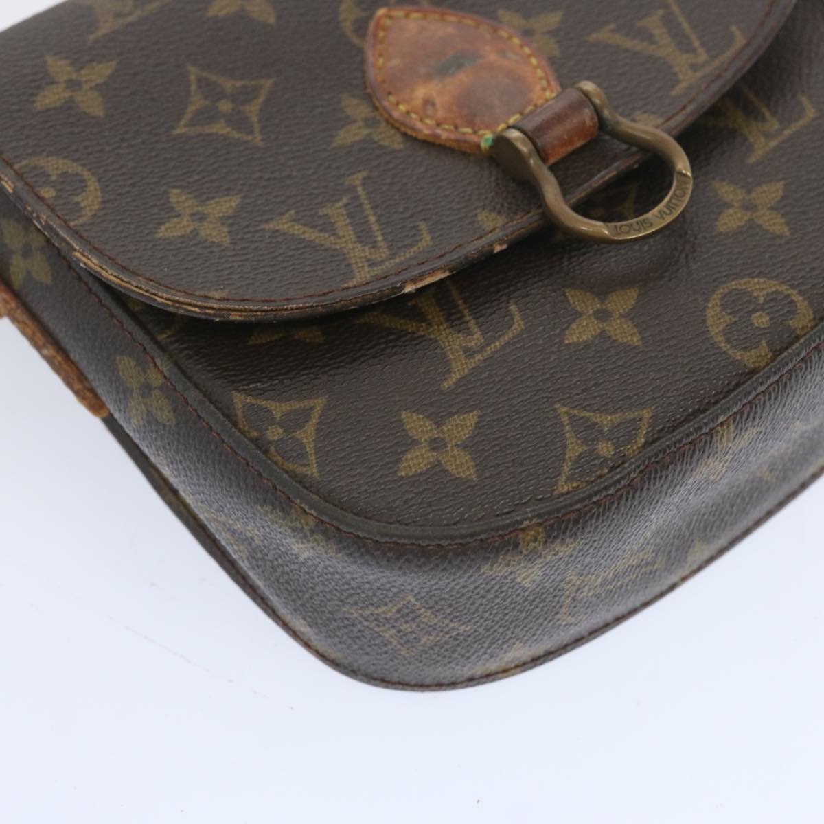 LOUIS VUITTON Monogram Saint Cloud PM Shoulder Bag M51244 LV Auth bs11962