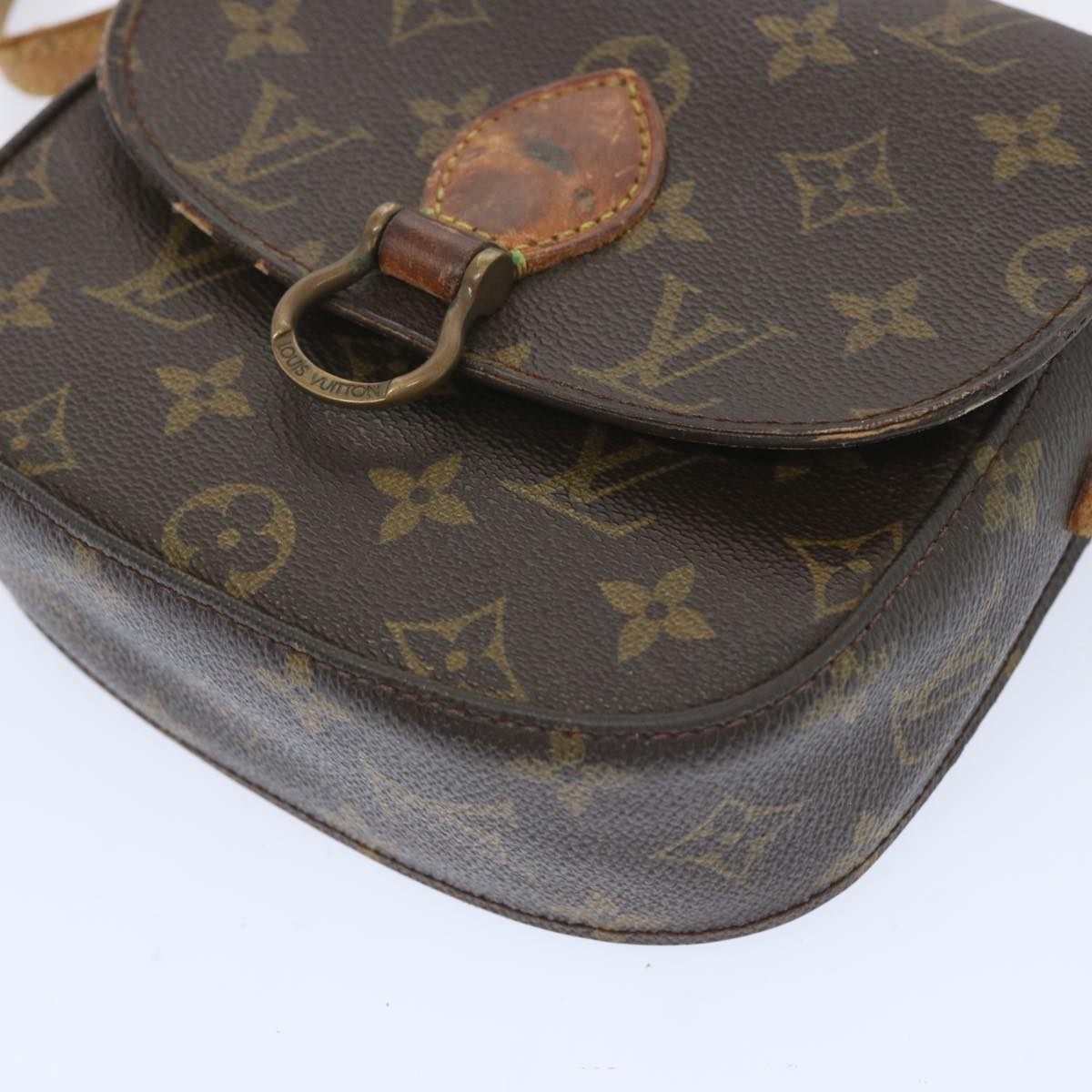 LOUIS VUITTON Monogram Saint Cloud PM Shoulder Bag M51244 LV Auth bs11962