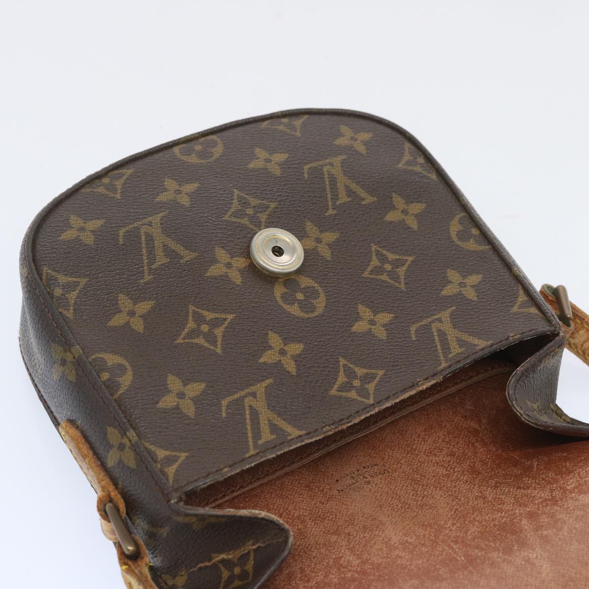 LOUIS VUITTON Monogram Saint Cloud PM Shoulder Bag M51244 LV Auth bs11962