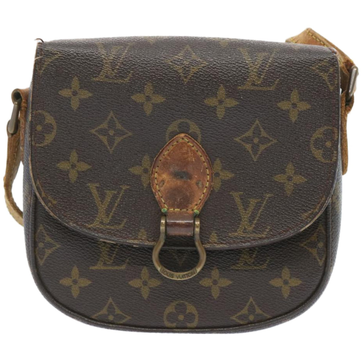 LOUIS VUITTON Monogram Saint Cloud PM Shoulder Bag M51244 LV Auth bs11962