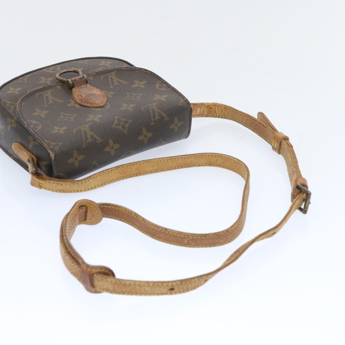 LOUIS VUITTON Monogram Saint Cloud PM Shoulder Bag M51244 LV Auth bs11962