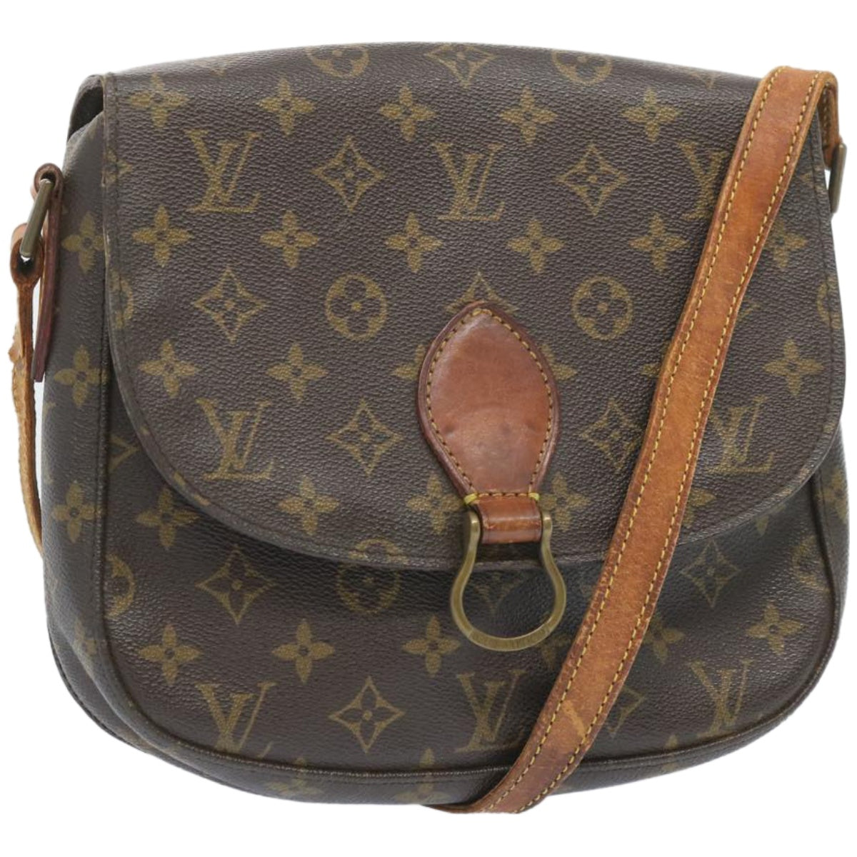 LOUIS VUITTON Monogram Saint Cloud GM Shoulder Bag M51242 LV Auth bs11966