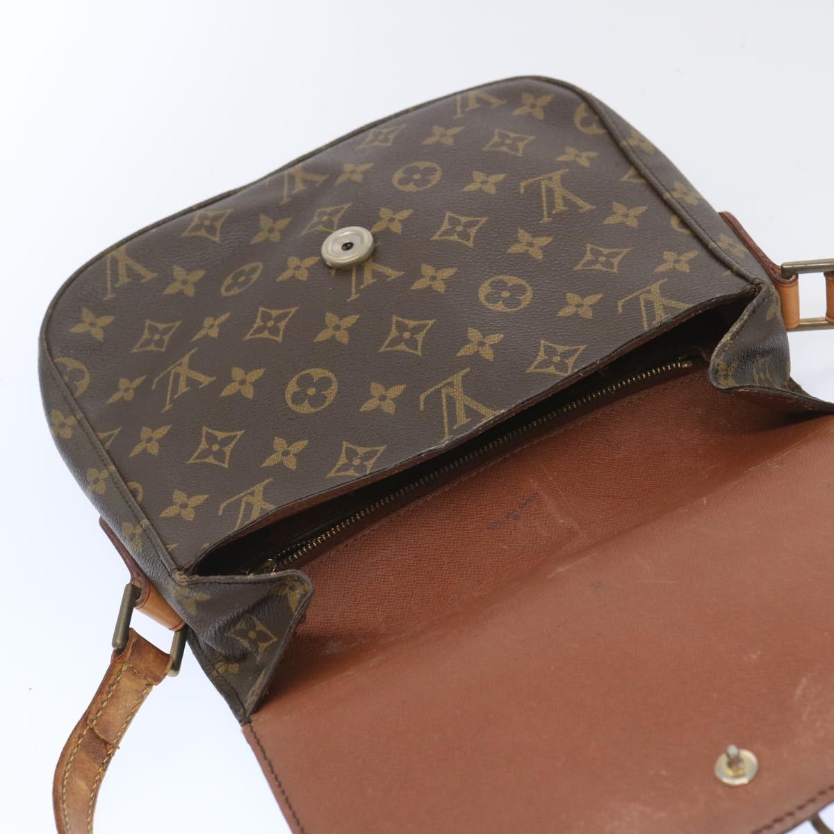 LOUIS VUITTON Monogram Saint Cloud GM Shoulder Bag M51242 LV Auth bs11966