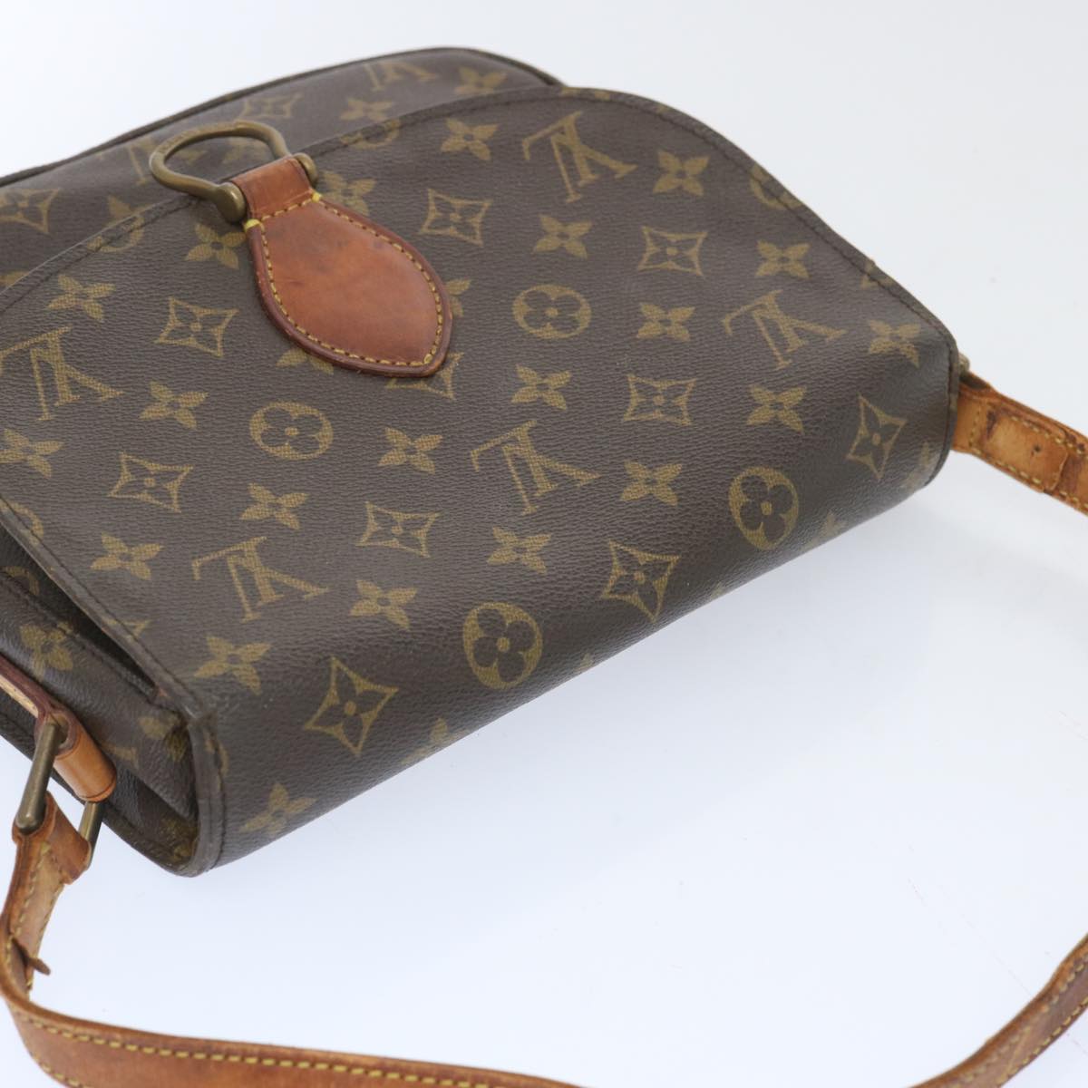 LOUIS VUITTON Monogram Saint Cloud GM Shoulder Bag M51242 LV Auth bs11966