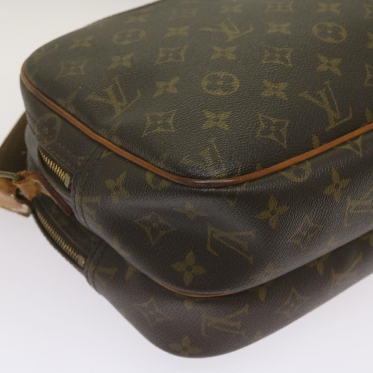 LOUIS VUITTON Monogram Reporter PM Shoulder Bag M45254 LV Auth bs11967