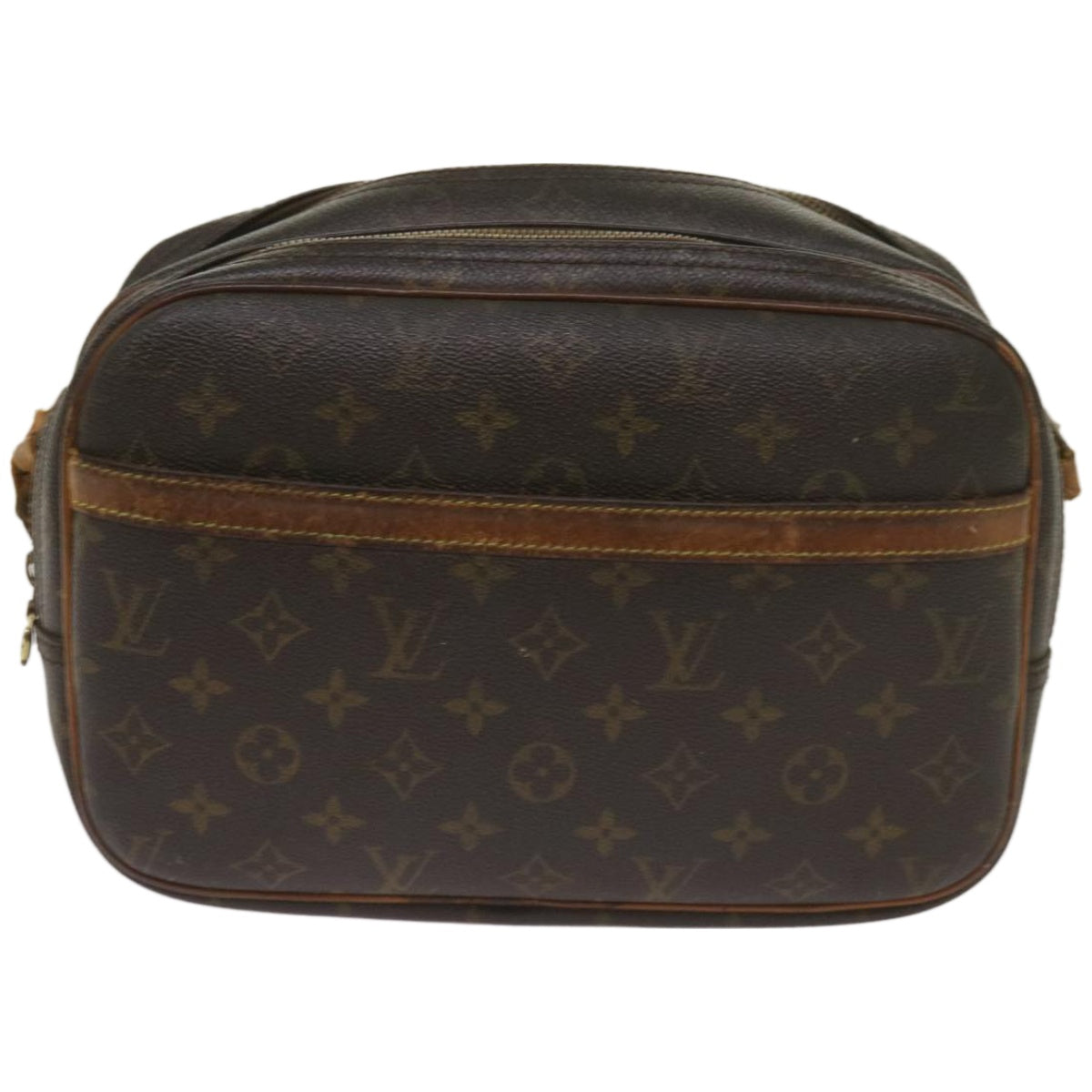 LOUIS VUITTON Monogram Reporter PM Shoulder Bag M45254 LV Auth bs11967