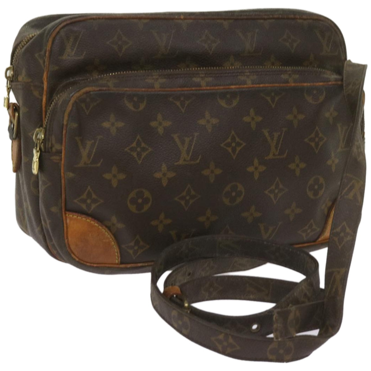 LOUIS VUITTON Monogram Nile Shoulder Bag M45244 LV Auth bs11969