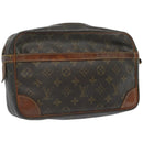 LOUIS VUITTON Monogram Compiegne 28 Clutch Bag M51845 LV Auth bs11970-1