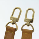 LOUIS VUITTON Adjustable Shoulder Strap Leather 31.1""-37.8"" Beige Auth bs11972-10