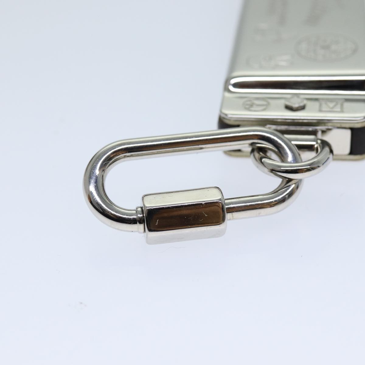 LOUIS VUITTON Harmonica Metal Silver LV Auth bs11994