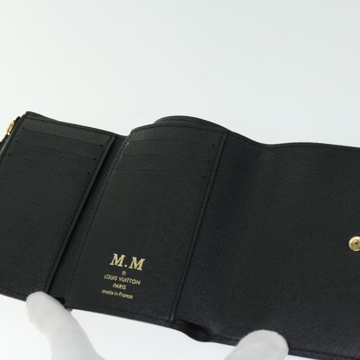 LOUIS VUITTON Monogram Kabuki Portefeuille Victorine Wallet M67253 Auth bs11995