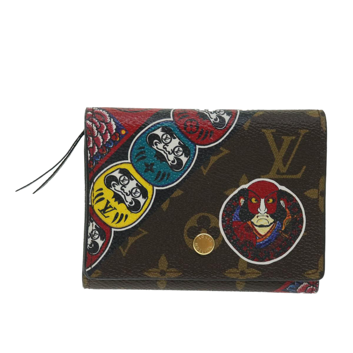 LOUIS VUITTON Monogram Kabuki Portefeuille Victorine Wallet M67253 Auth bs11995 - 0