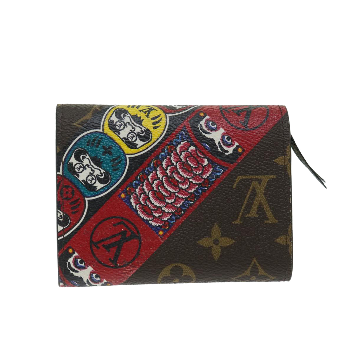 LOUIS VUITTON Monogram Kabuki Portefeuille Victorine Wallet M67253 Auth bs11995