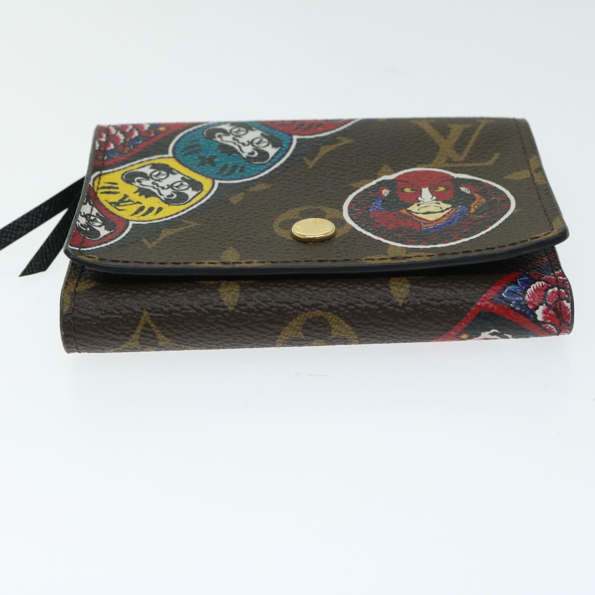 LOUIS VUITTON Monogram Kabuki Portefeuille Victorine Wallet M67253 Auth bs11995