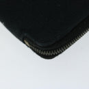 HERMES Fourre Tout Perth GM Long Wallet Canvas Black Auth bs11999-10