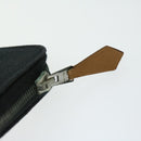 HERMES Fourre Tout Perth GM Geldbörse Canvas Schwarz Auth bs11999-12