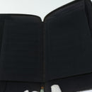 HERMES Fourre Tout Perth GM Long Wallet Canvas Black Auth bs11999-16