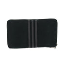 HERMES Fourre Tout Perth GM Long Wallet Canvas Black Auth bs11999-3