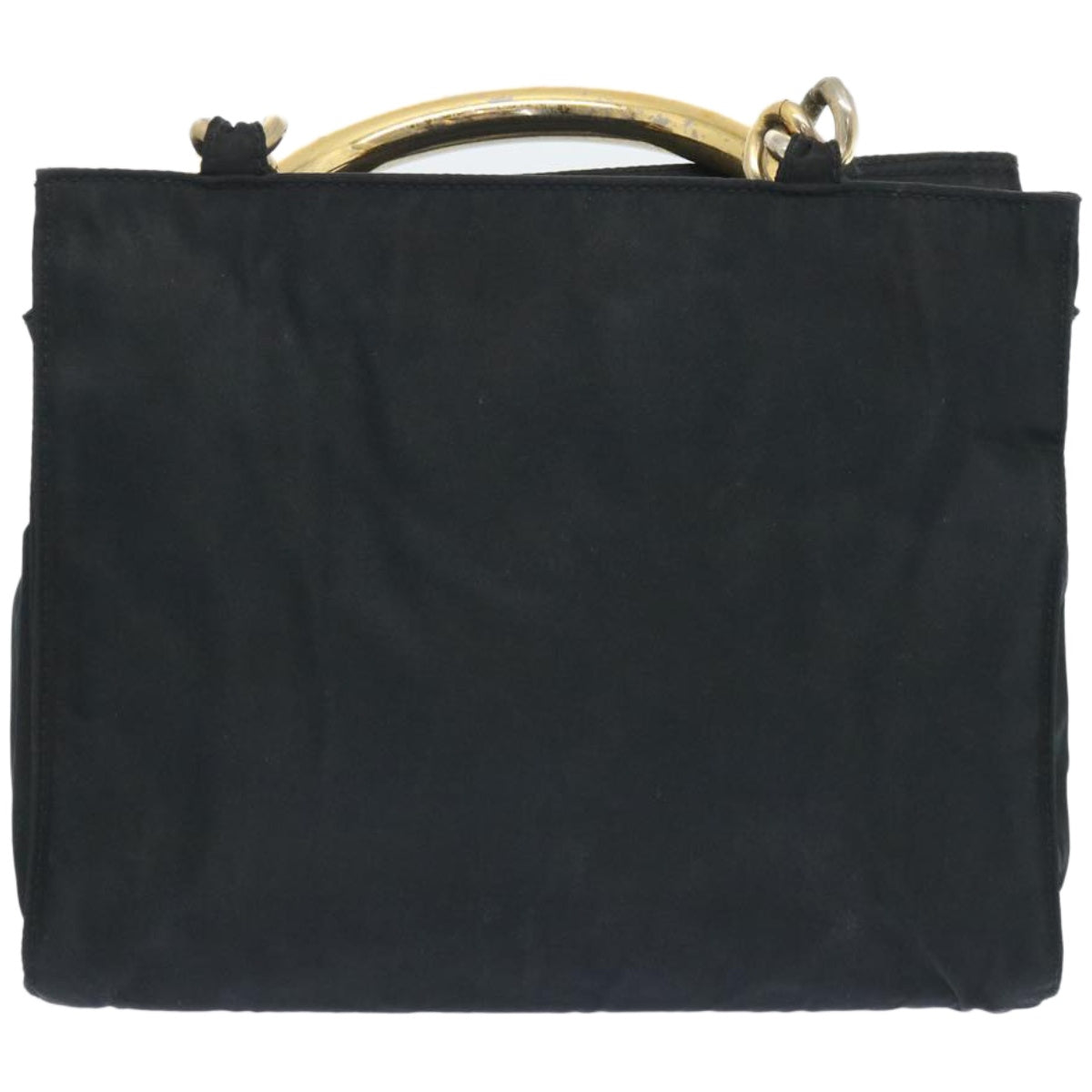PRADA Hand Bag Nylon Black Auth bs12021 - 0