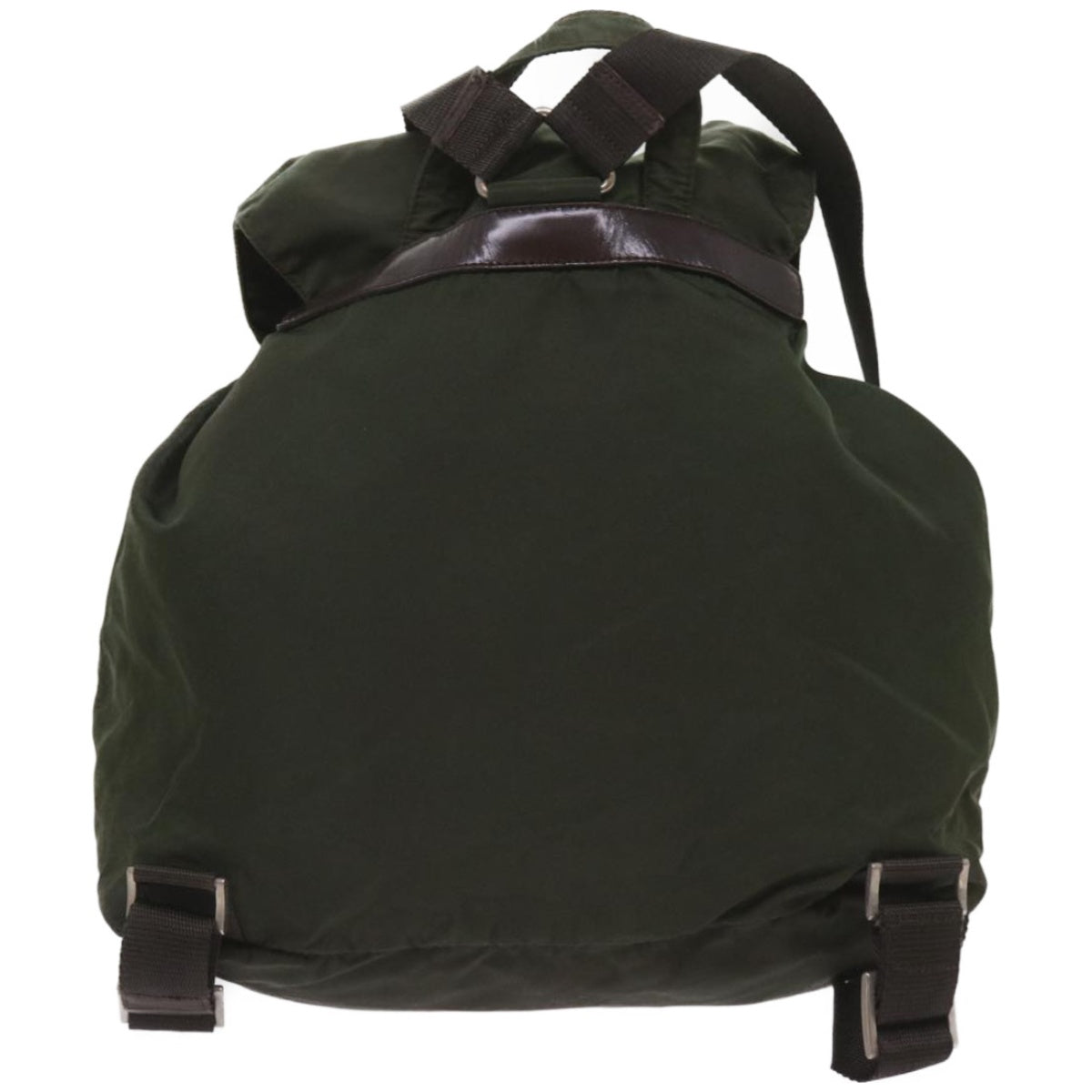 PRADA Backpack Nylon Khaki Auth bs12024 - 0