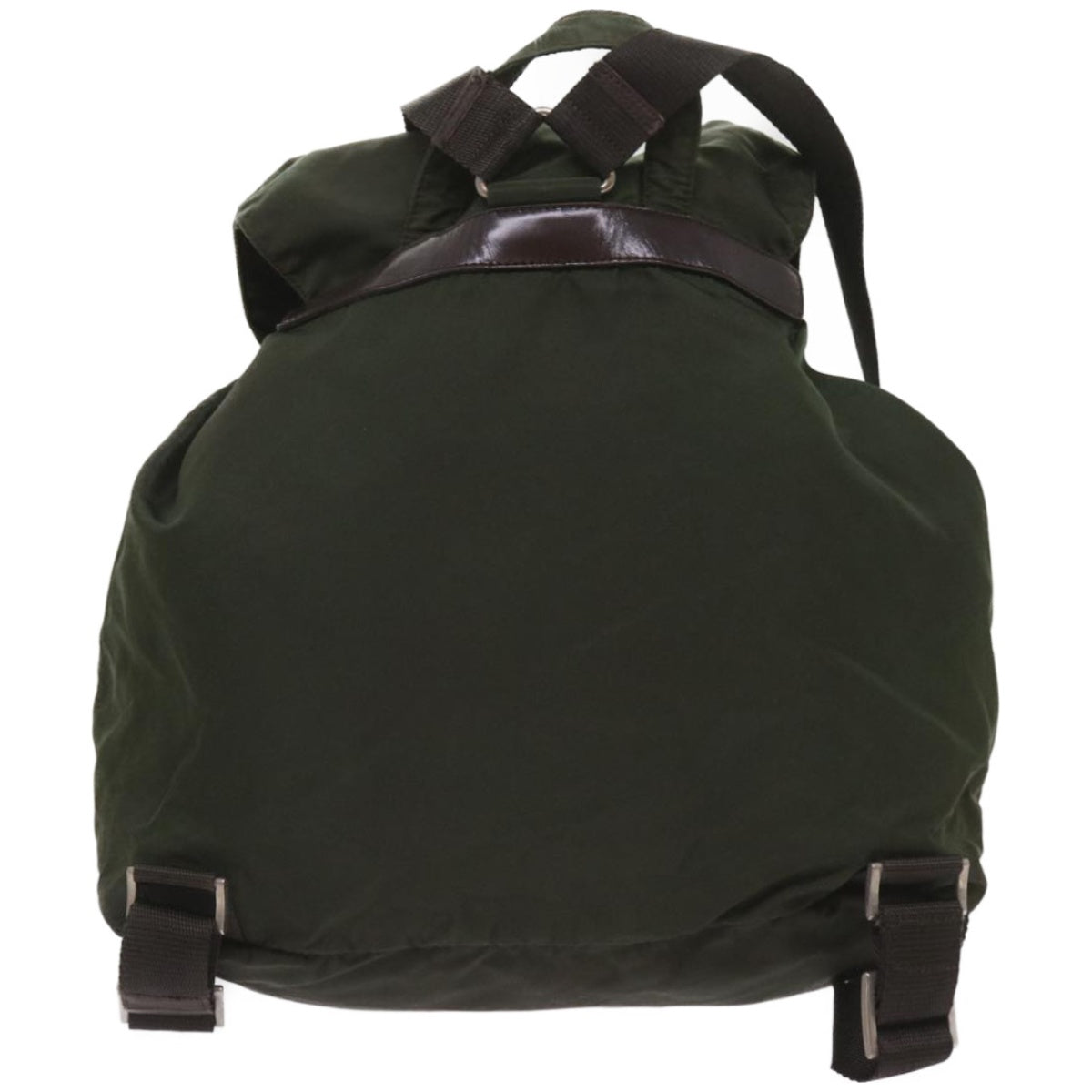 PRADA Backpack Nylon Khaki Auth bs12024