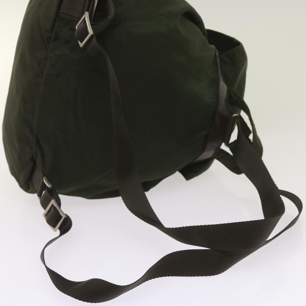 PRADA Backpack Nylon Khaki Auth bs12024