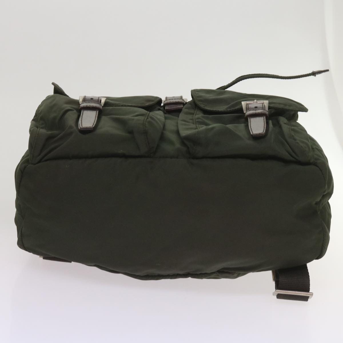PRADA Backpack Nylon Khaki Auth bs12024