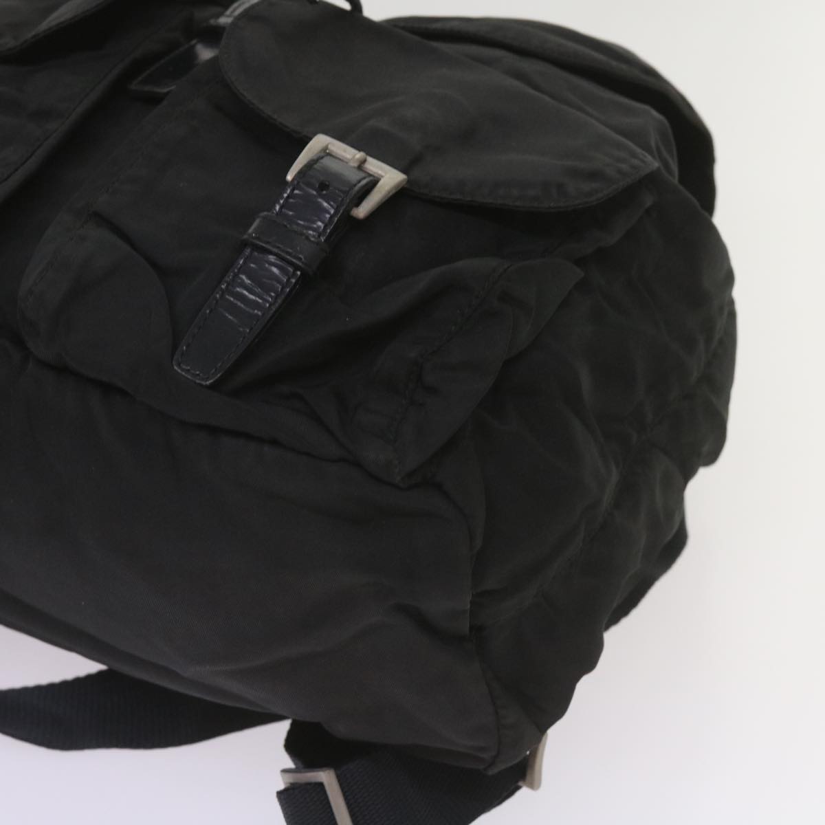 PRADA Backpack Nylon Black Auth bs12025