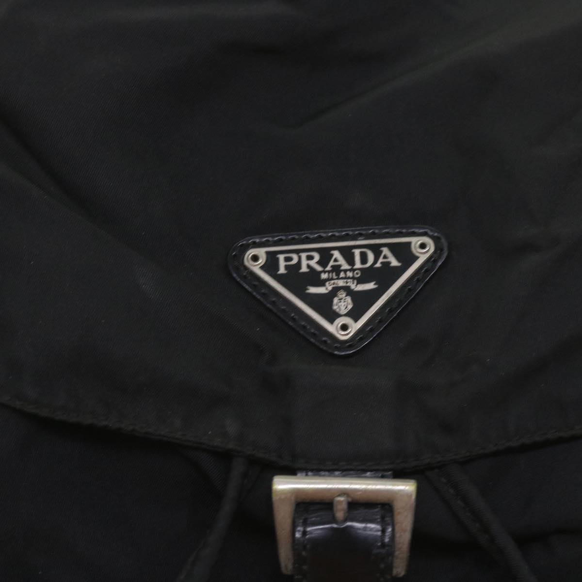PRADA Backpack Nylon Black Auth bs12025