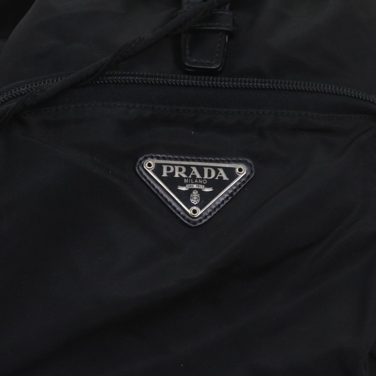 PRADA Backpack Nylon Black Auth bs12028