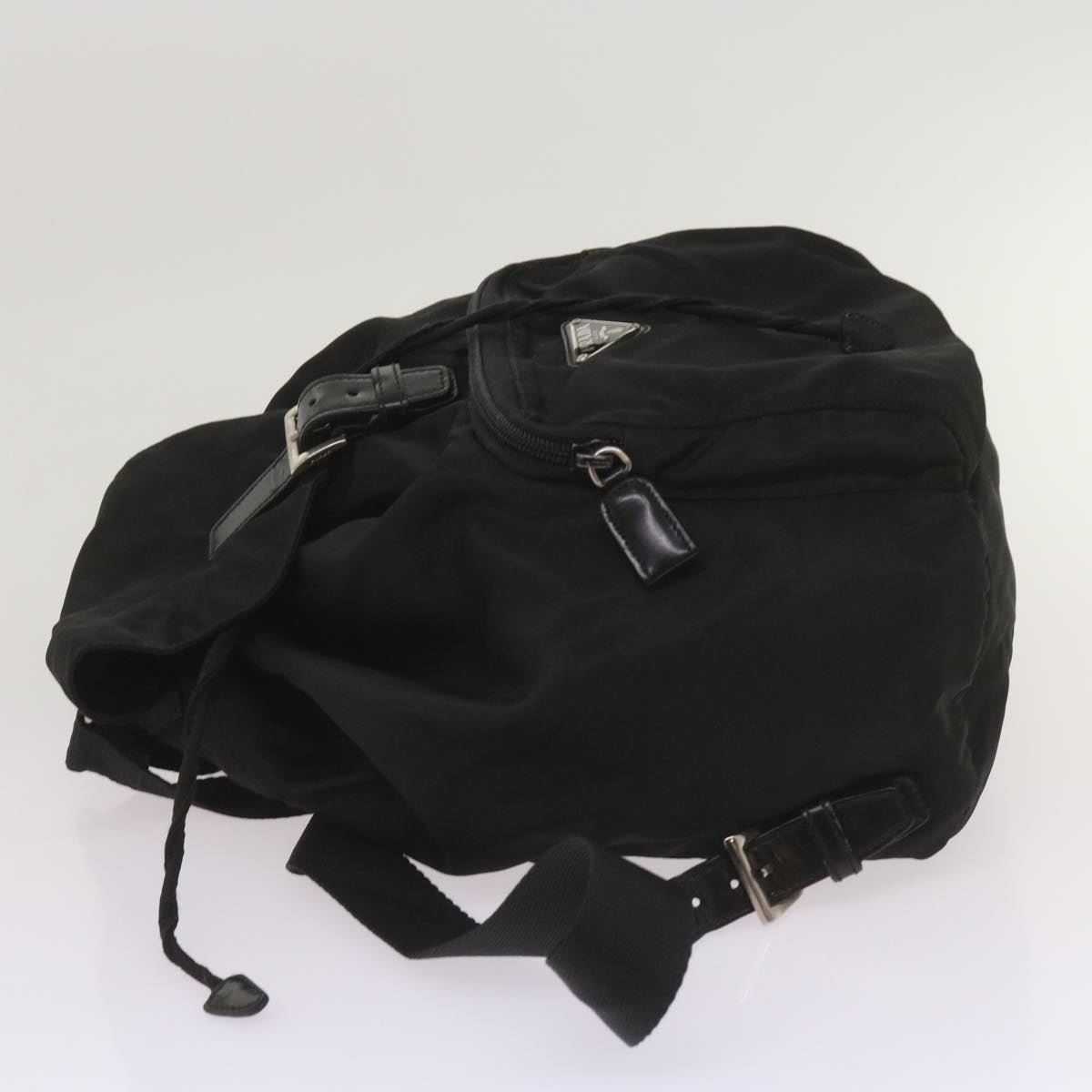 PRADA Backpack Nylon Black Auth bs12028