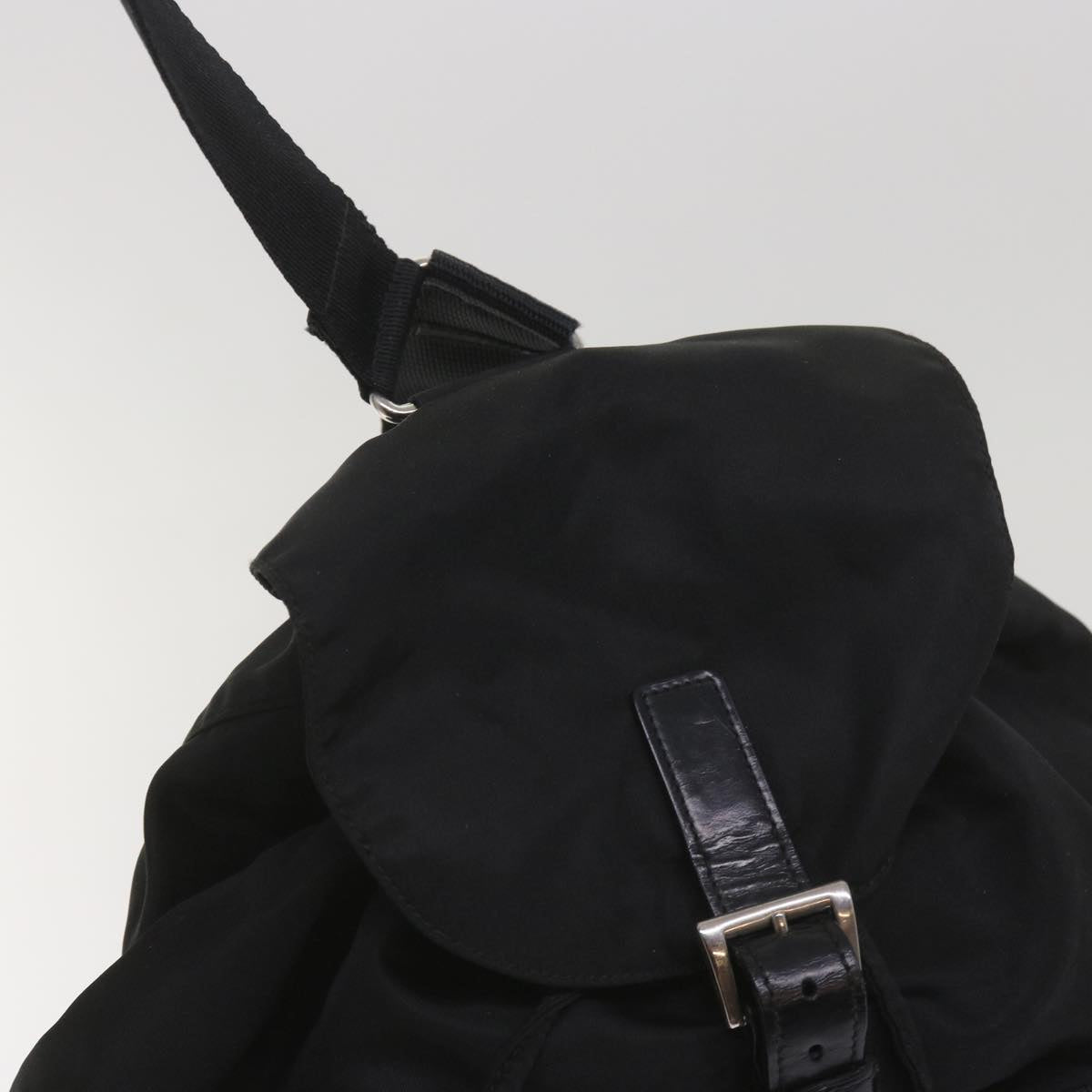 PRADA Backpack Nylon Black Auth bs12028