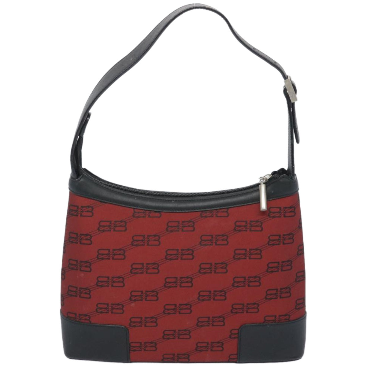 BALENCIAGA Shoulder Bag Canvas Red Auth bs12037 - 0