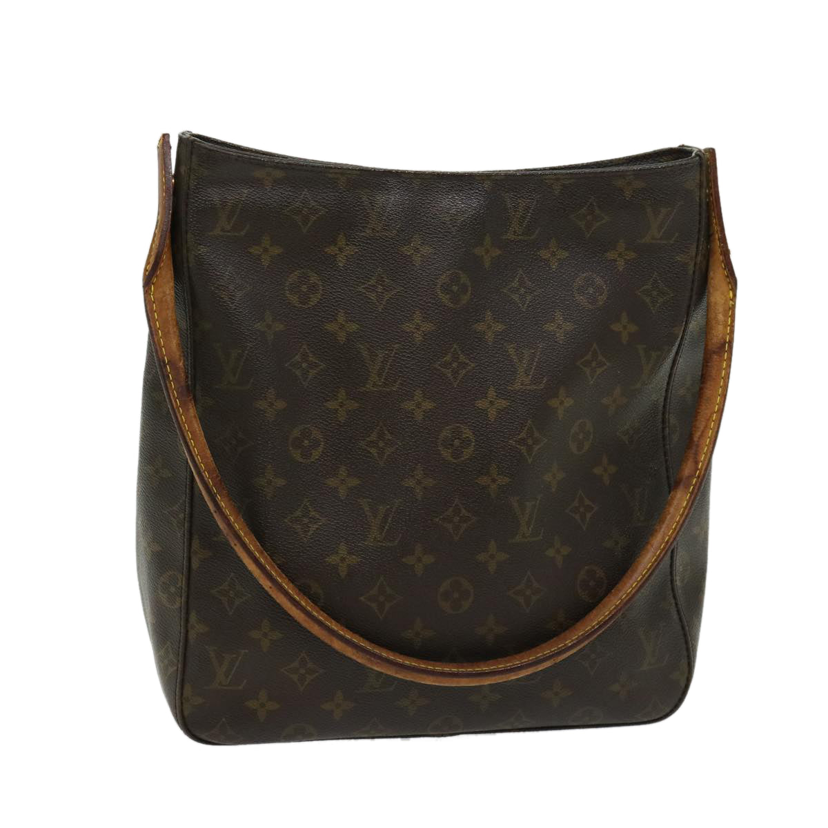 LOUIS VUITTON Monogram Looping GM Shoulder Bag M51145 LV Auth bs12065