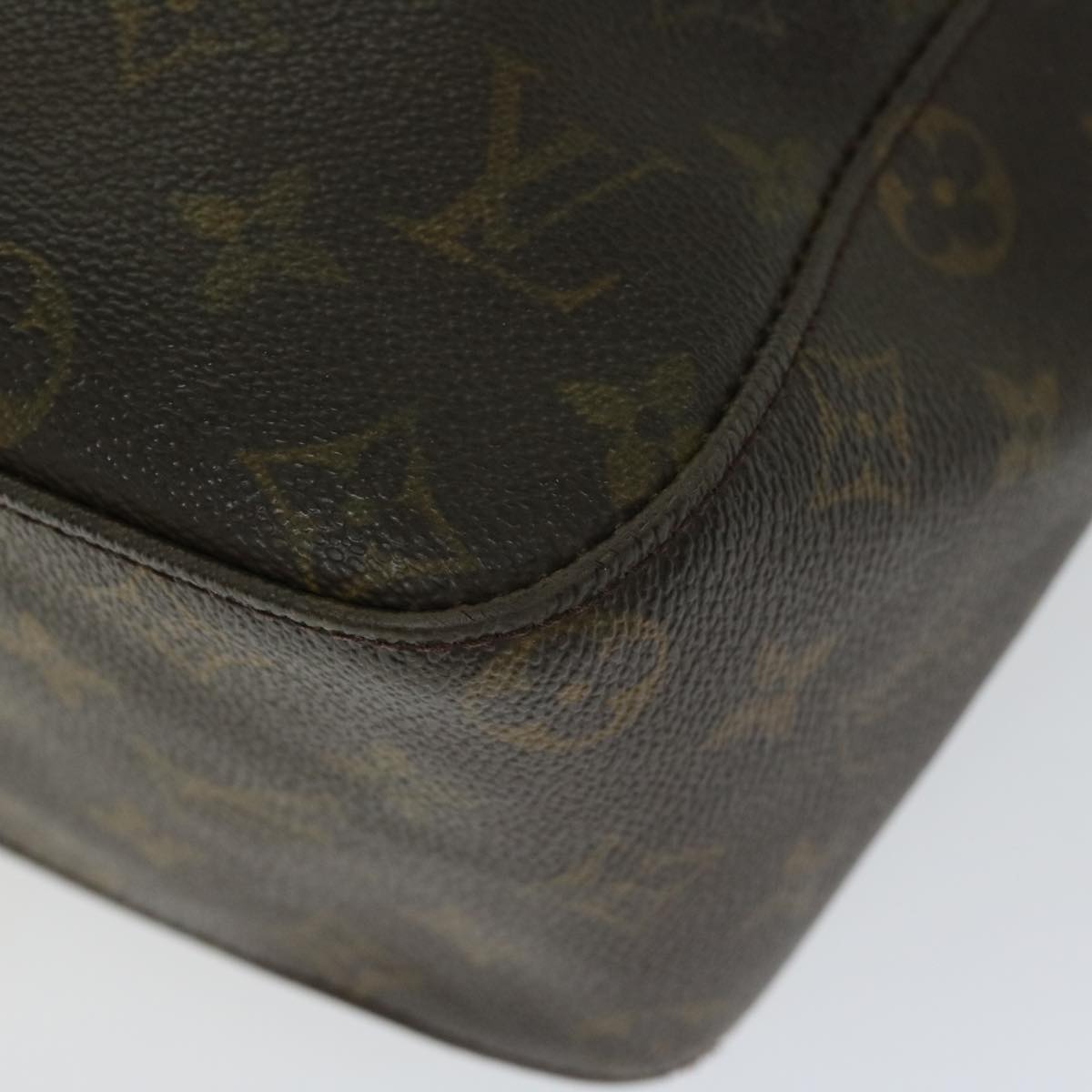 LOUIS VUITTON Monogram Looping GM Shoulder Bag M51145 LV Auth bs12065