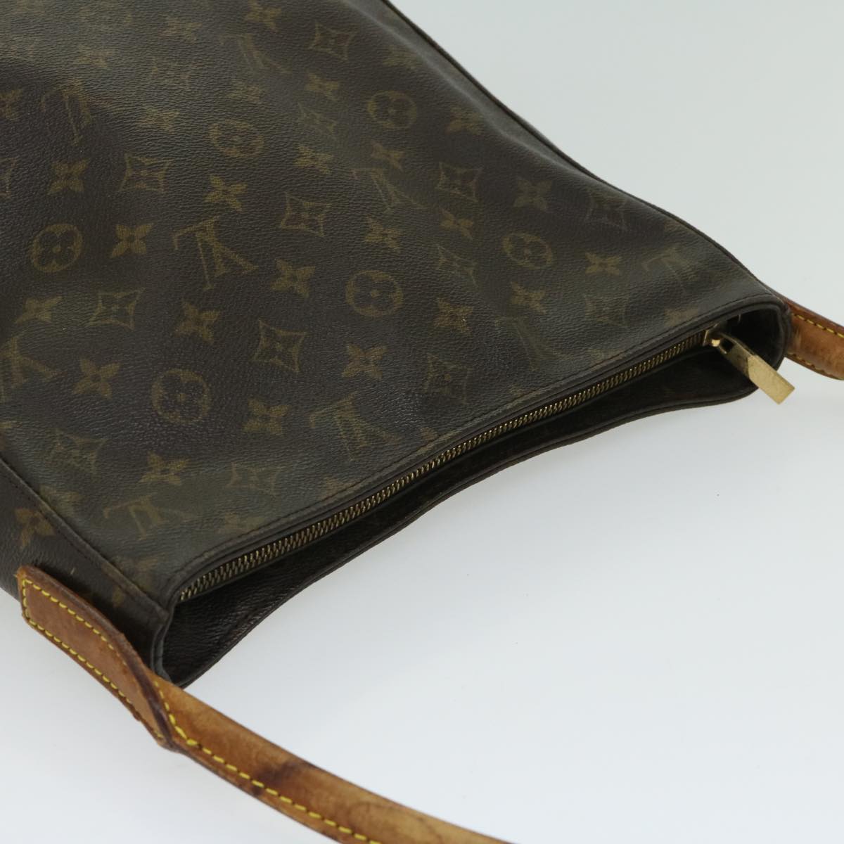 LOUIS VUITTON Monogram Looping GM Shoulder Bag M51145 LV Auth bs12065