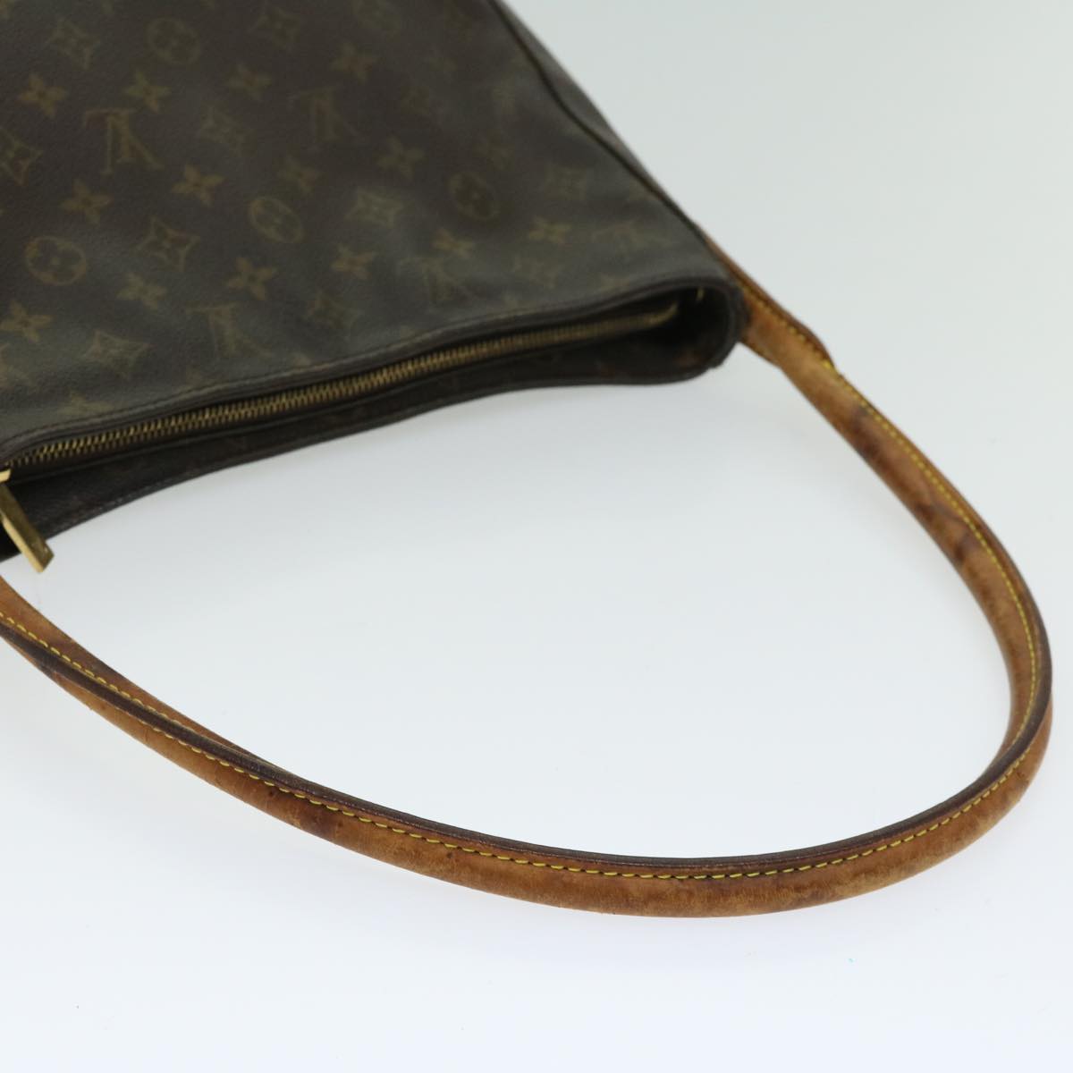 LOUIS VUITTON Monogram Looping GM Shoulder Bag M51145 LV Auth bs12065