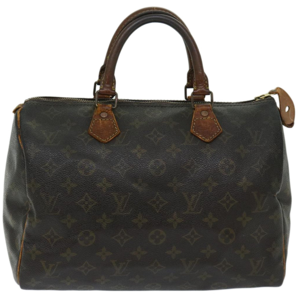 LOUIS VUITTON Monogram Speedy 30 Hand Bag M41526 LV Auth bs12072