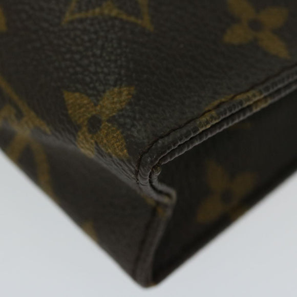 LOUIS VUITTON Monogram Poche Toilette 15 Pouch M47546 LV Auth bs12073